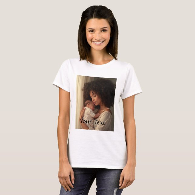 Personalized Mom and Baby T-Shirt (Front Full)