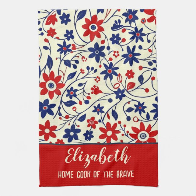 Personalized Mom Cook Kitchen Set Kitchen Towel (Vertical)