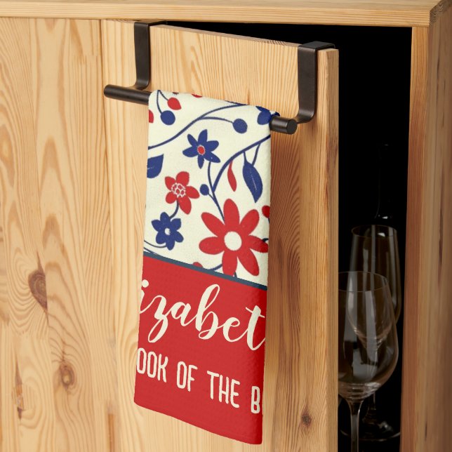 Personalized Mom Cook Kitchen Set Towel (Thirds Fold)