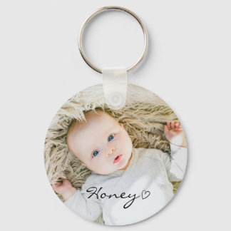 personalized mom gift, Custom family photo on Keychain
