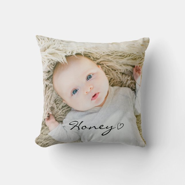 personalized mom gift, Custom Mother day gift idea Throw Pillow (Front)