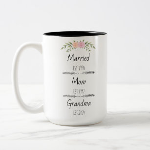 Last Minute Gifts for Grandma - First Time Grandma Mug – Fullmoon Gift