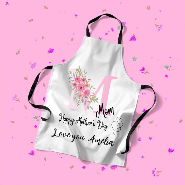 Personalized Mom Initial Apron (Creator Uploaded)