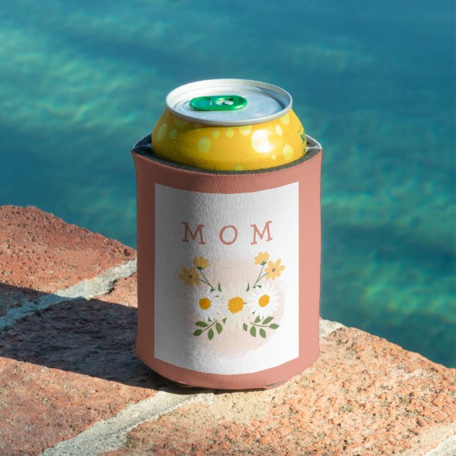 Personalized Mom Insulated Can Holder Mothers Day Can Cooler (In Situ Pool)