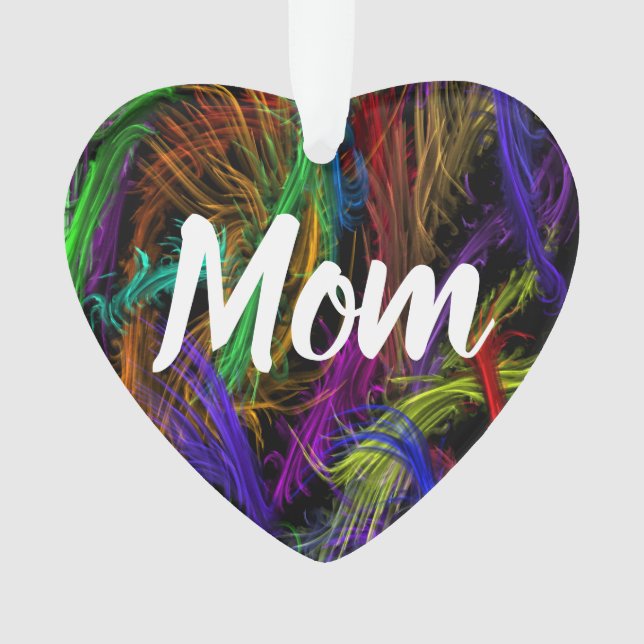 Personalized Mom Ornament (Front)