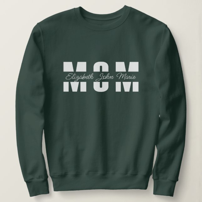 Personalized mom shirt  (Design Front)