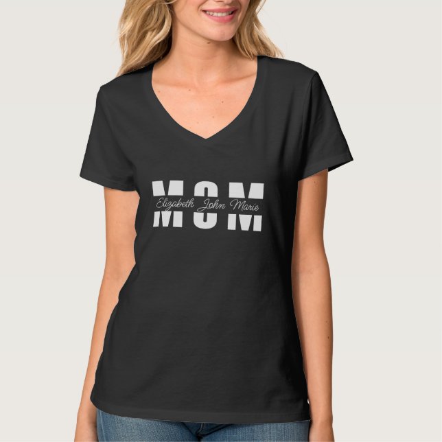 Personalized mom shirt  (Front)