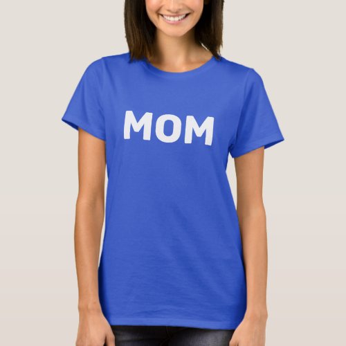 Personalized Mom Text  T_Shirt