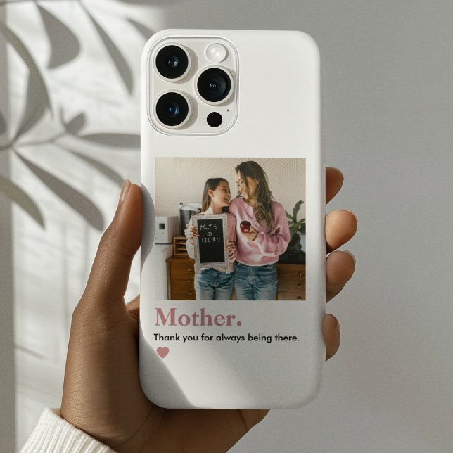 Personalized Mom Thank You Photo Case-Mate iPhone Case (Creator Uploaded)