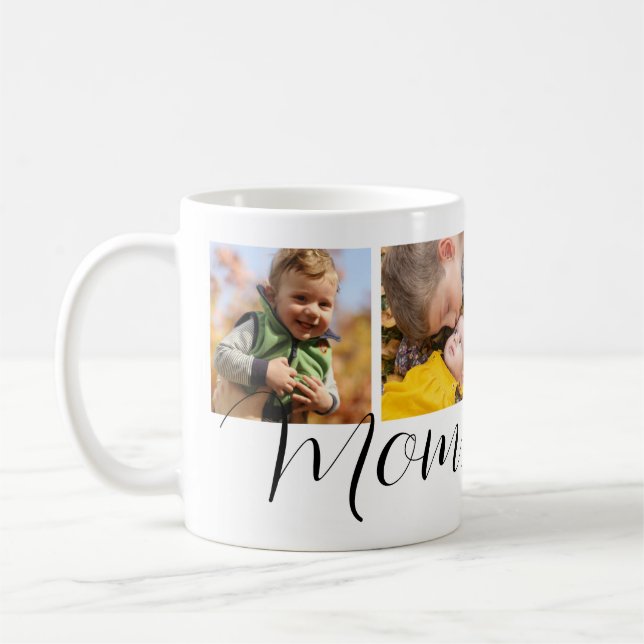 Personalized Mom The Sweetest Name There Is Photo Coffee Mug (Left)