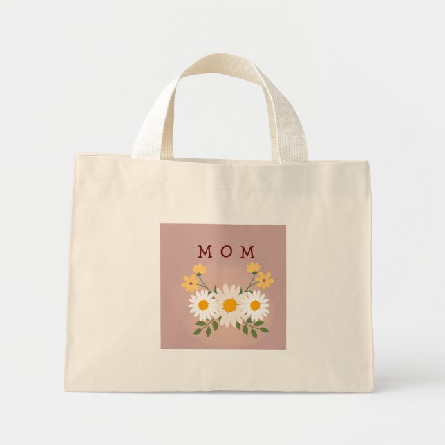Personalized Mom Tote Bag Mothers Day (Front)