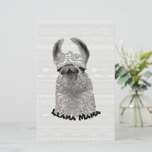 Personalized Moma Llama Stationery