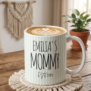 Personalized Mommy Daddy Mug Set Gift, New Mom Dad