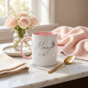 Personalized Mommy EST. Year Mug for Mother's Day
