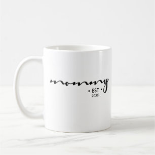Personalized, Mommy, Established, Year Coffee Mug