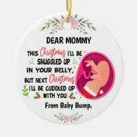 Christmas ornament for unborn hot sale baby