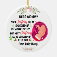 Baby bump hot sale ornament