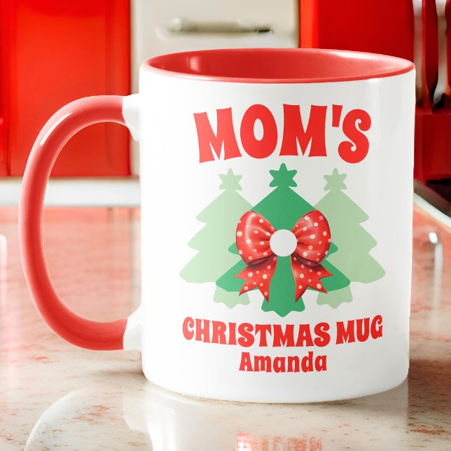 Personalized Mom's Christmas Mug (Creator Uploaded)