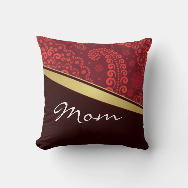 Personalized Mom's Photo Pillow (Front)