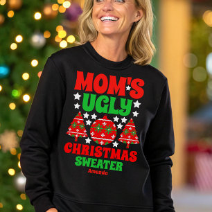 Personalized Mom's Ugly Christmas Sweater