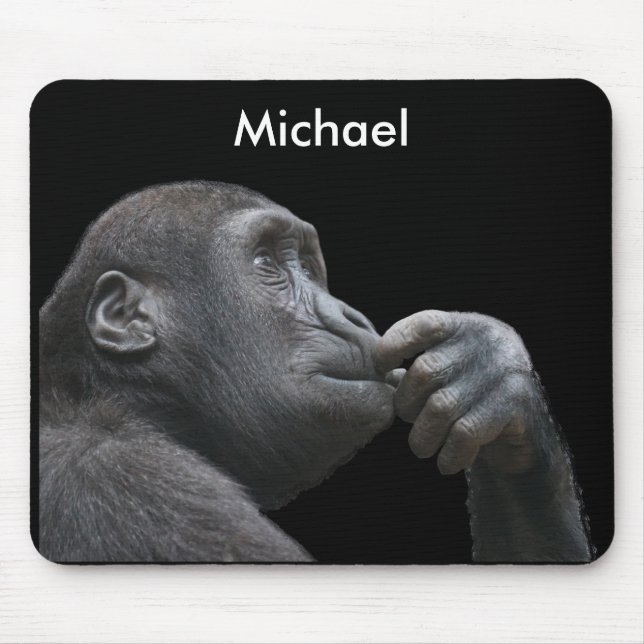Personalized Monkey Business Mouse Pad (Front)