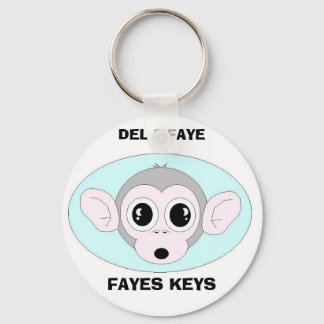 PERSONALIZED  MONKEY KEY CHAINS