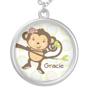 Personalized Monkey Necklace