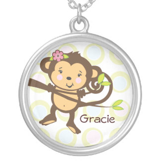Personalized Monkey Necklace