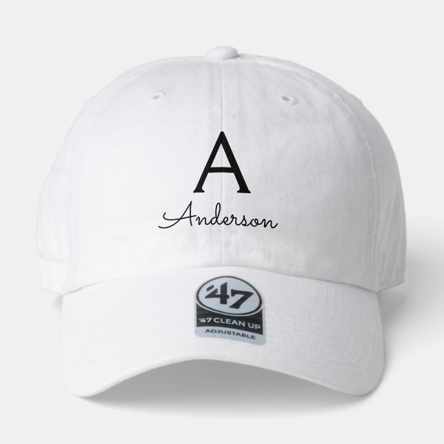 personalized Monogram  47 Brand Hat (Front)