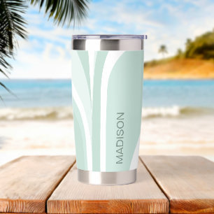 Personalized Monogram Abstract Insulated Tumbler