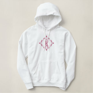 Personalized Monogram Add Initial Embroidered Hoodie