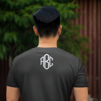 Personalized Monogram Add Initial Embroidered T-Shirt