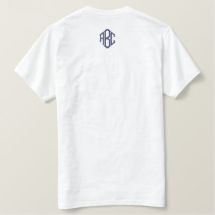 Personalized Monogram Add Initial Embroidered T-Shirt