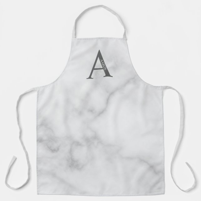 Personalized Monogram and Name Apron (Front)