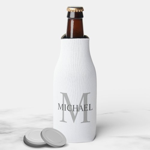 Personalized Monogram and Name Bottle Cooler