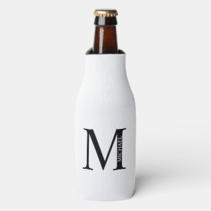 Personalized Monogram and Name Bottle Cooler