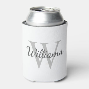 Personalized Monogram and Name Can Cooler