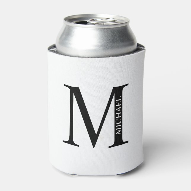 Personalized Monogram and Name Can Cooler (Can Front)