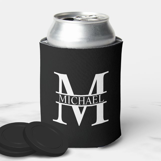 Personalized Monogram and Name Can Cooler (Creator Uploaded)
