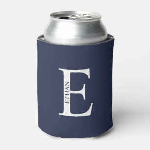 Personalized Monogram and Name Can Cooler