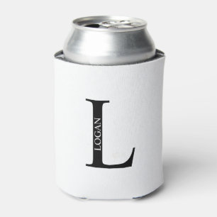 Personalized Monogram and Name Can Cooler