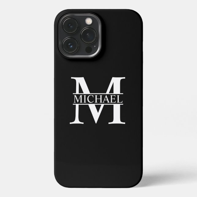 Personalized Monogram and Name Case-Mate iPhone Ca Case (Back)