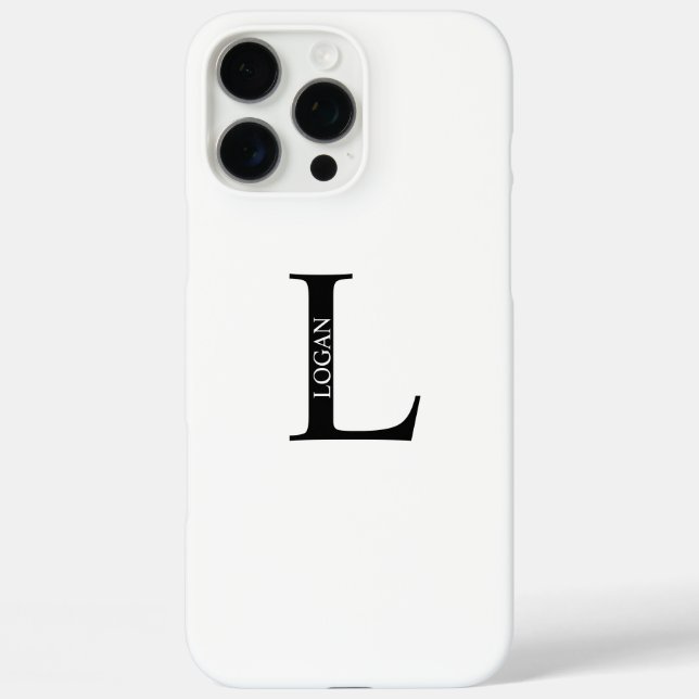 Personalized Monogram and Name Case-Mate iPhone Case (Back)