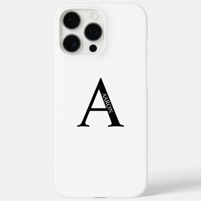 Personalized Monogram and Name Case-Mate iPhone Case (Back)