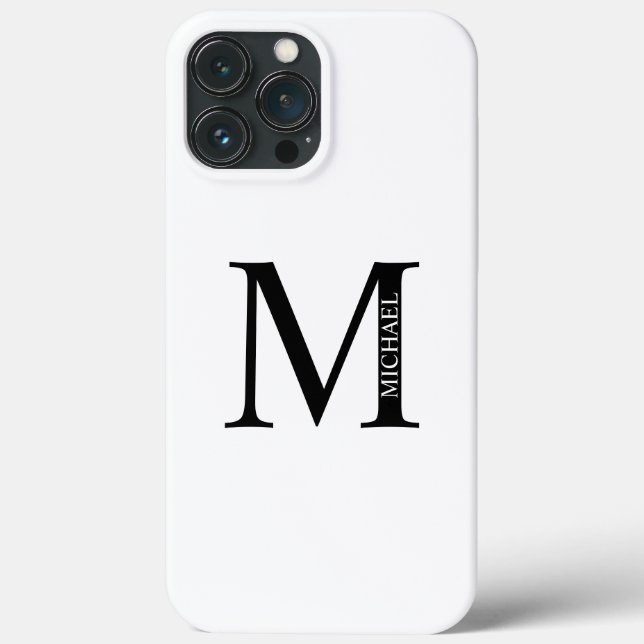 Personalized Monogram and Name Case-Mate iPhone Case (Back)