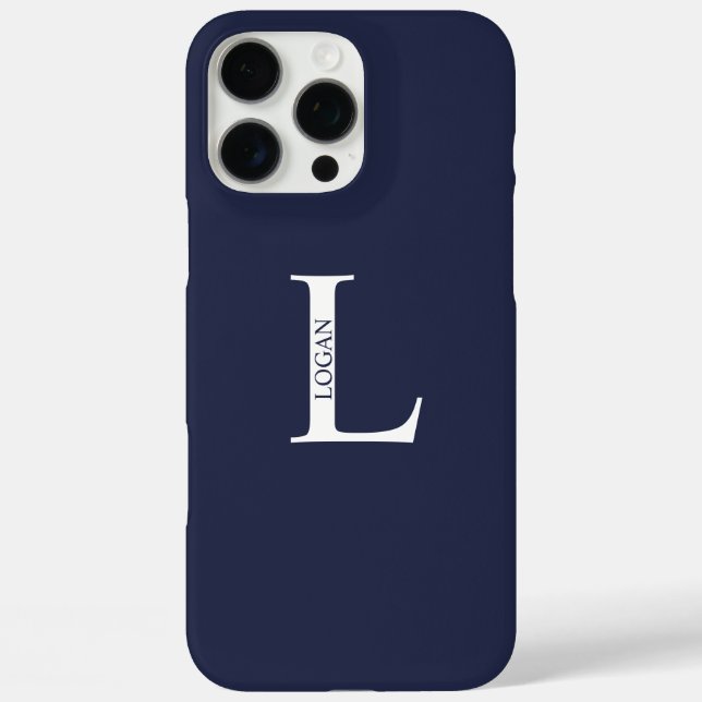 Personalized Monogram and Name Case-Mate iPhone Case (Back)