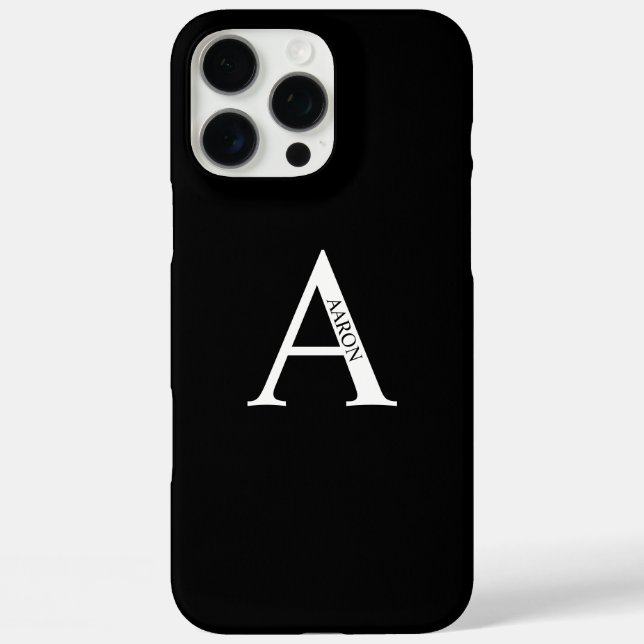 Personalized Monogram and Name Case-Mate iPhone Case (Back)