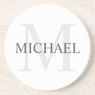 Personalized Monogram and Name Coaster