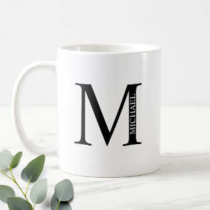 Personalized Monogram and Name Coffee Mug