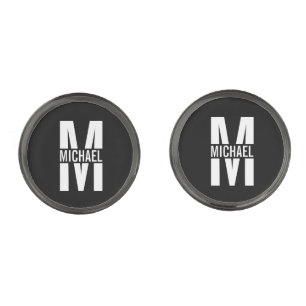 Personalized Monogram and Name Cufflinks